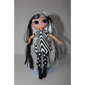 LOL Surprise Dolls OMG LIGHTS DOLL GROOVY BABE 9.5” White Hair